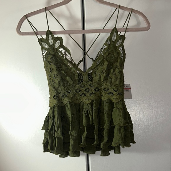 Free People Tops - NWT free people, Olive sparrow extra small